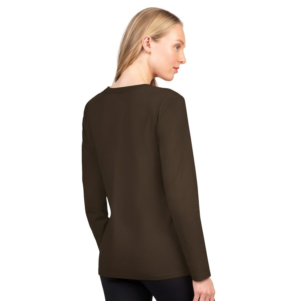 Cleveland Browns G-III 4Her by Carl Banks Women's Best Play Long Sleeve T-Shirt - Brown on sale