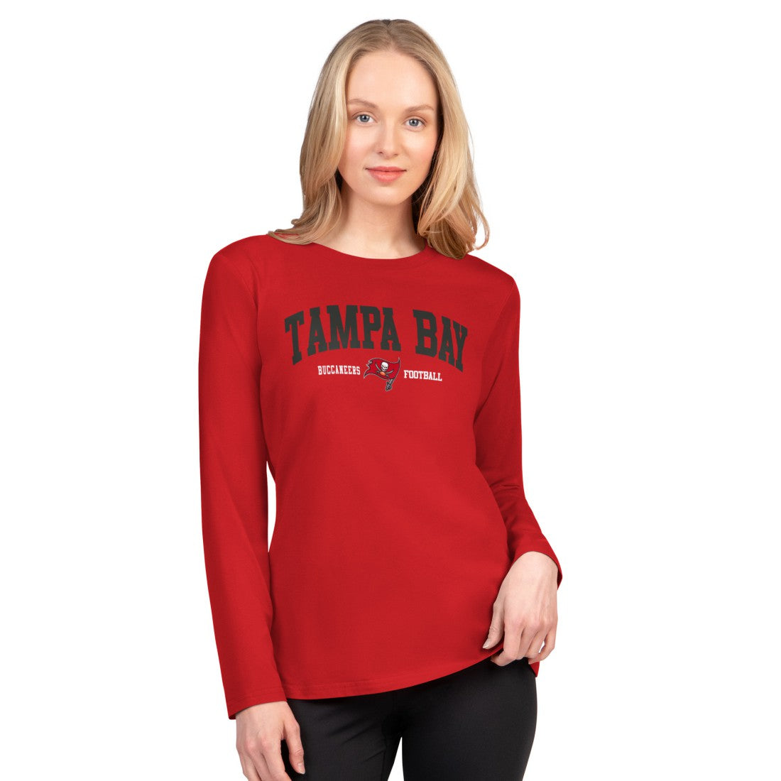Tampa Bay Buccaneers G-III 4Her by Carl Banks Women's Best Play Long Sleeve T-Shirt - Red on sale