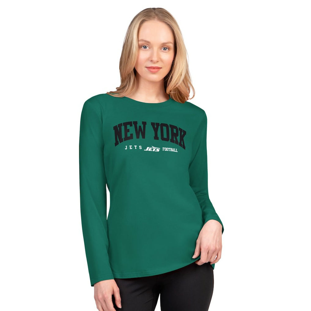 New York Jets G-III 4Her by Carl Banks Women's Best Play Long Sleeve T-Shirt - Green sale