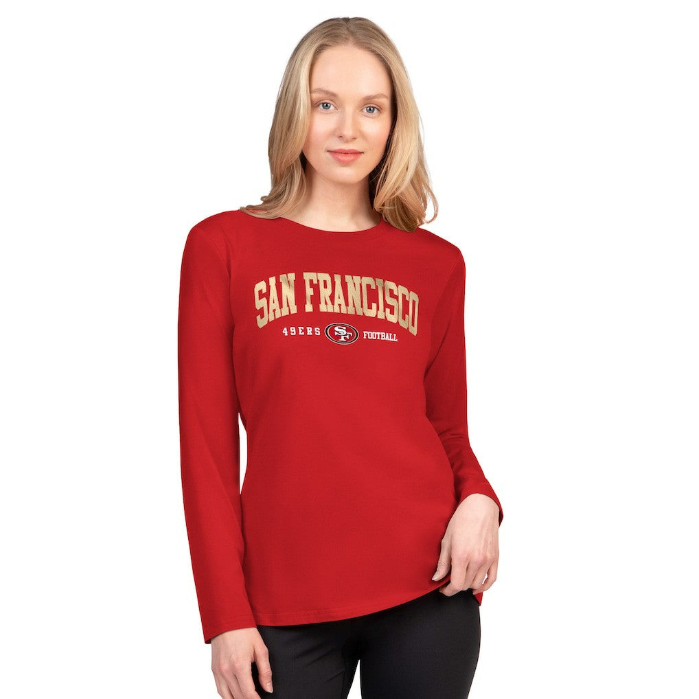 San Francisco 49ers G-III 4Her by Carl Banks Women's Best Play Long Sleeve T-Shirt - Scarlet for sale