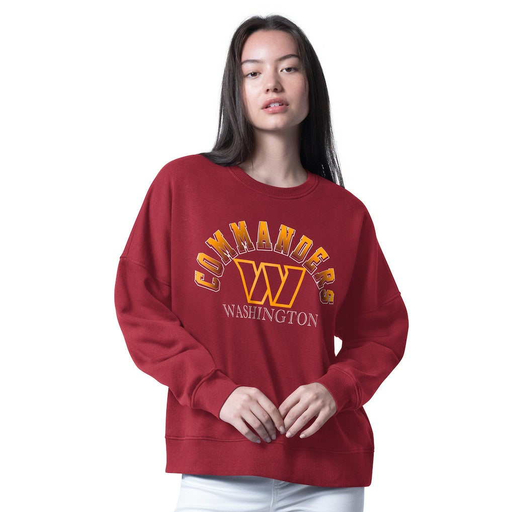Washington Commanders G-III 4Her by Carl Banks Women's Oversized Feud Sweatshirt - Burgundy online