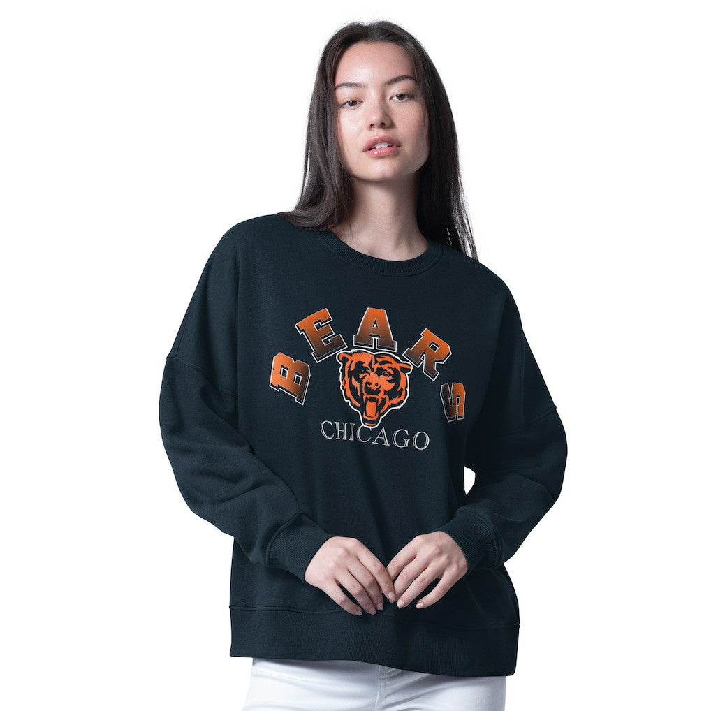 Chicago Bears G-III 4Her by Carl Banks Women's Oversized Feud Sweatshirt - Navy online