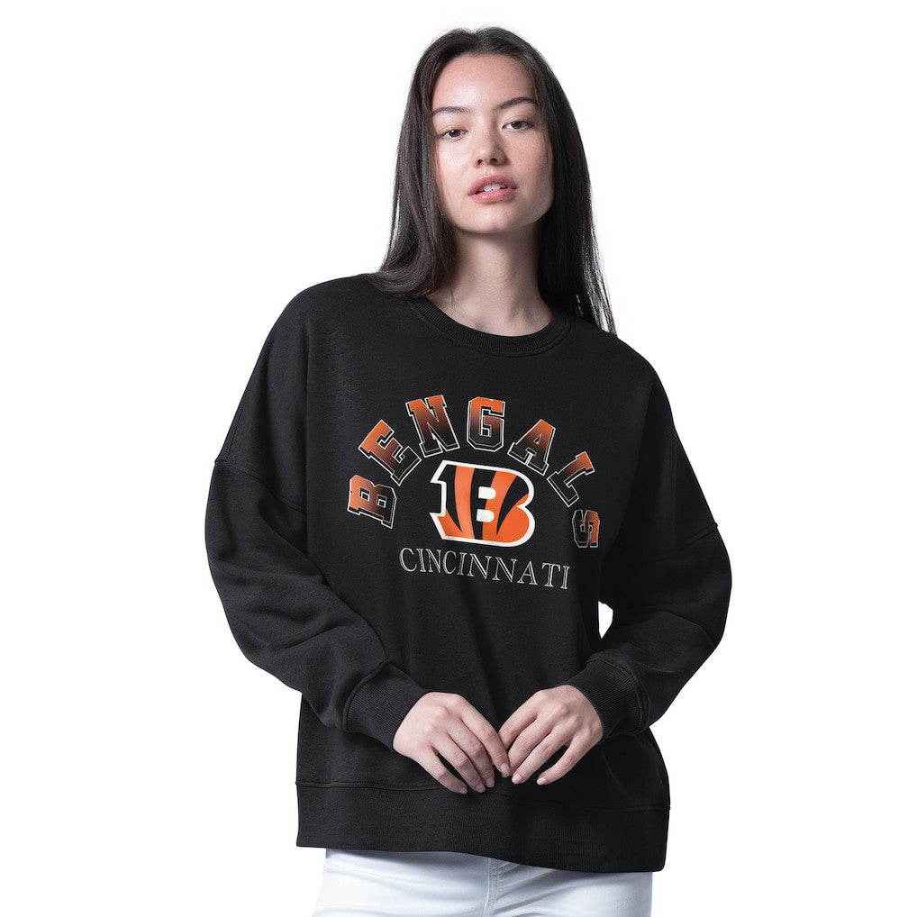 Cincinnati Bengals G-III 4Her by Carl Banks Women's Oversized Feud Sweatshirt - Black online