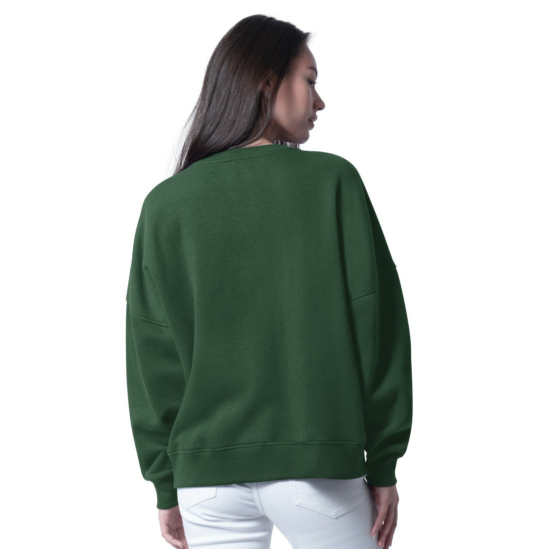 Green Bay Packers G-III 4Her by Carl Banks Women's Oversized Feud Sweatshirt - Green on sale