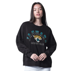 Jacksonville Jaguars G-III 4Her by Carl Banks Women's Oversized Feud Sweatshirt - Black online