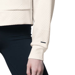New York Jets MSX by Michael Strahan Women's Eleanor Full-Zip Hoodie - Cream sale