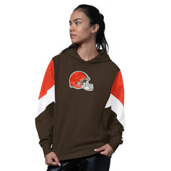 Cleveland Browns Starter Women's Scrimmage Hoodie - Brown for sale