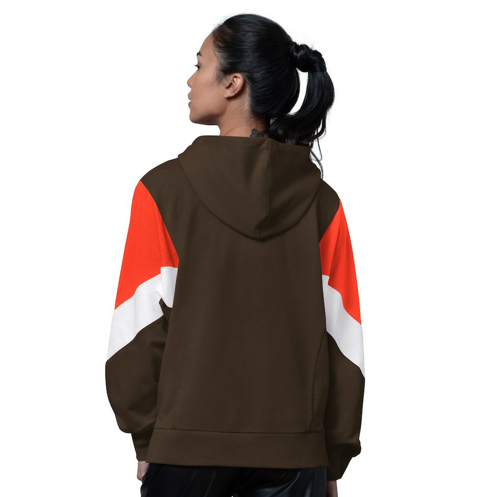 Cleveland Browns Starter Women's Scrimmage Hoodie - Brown for sale