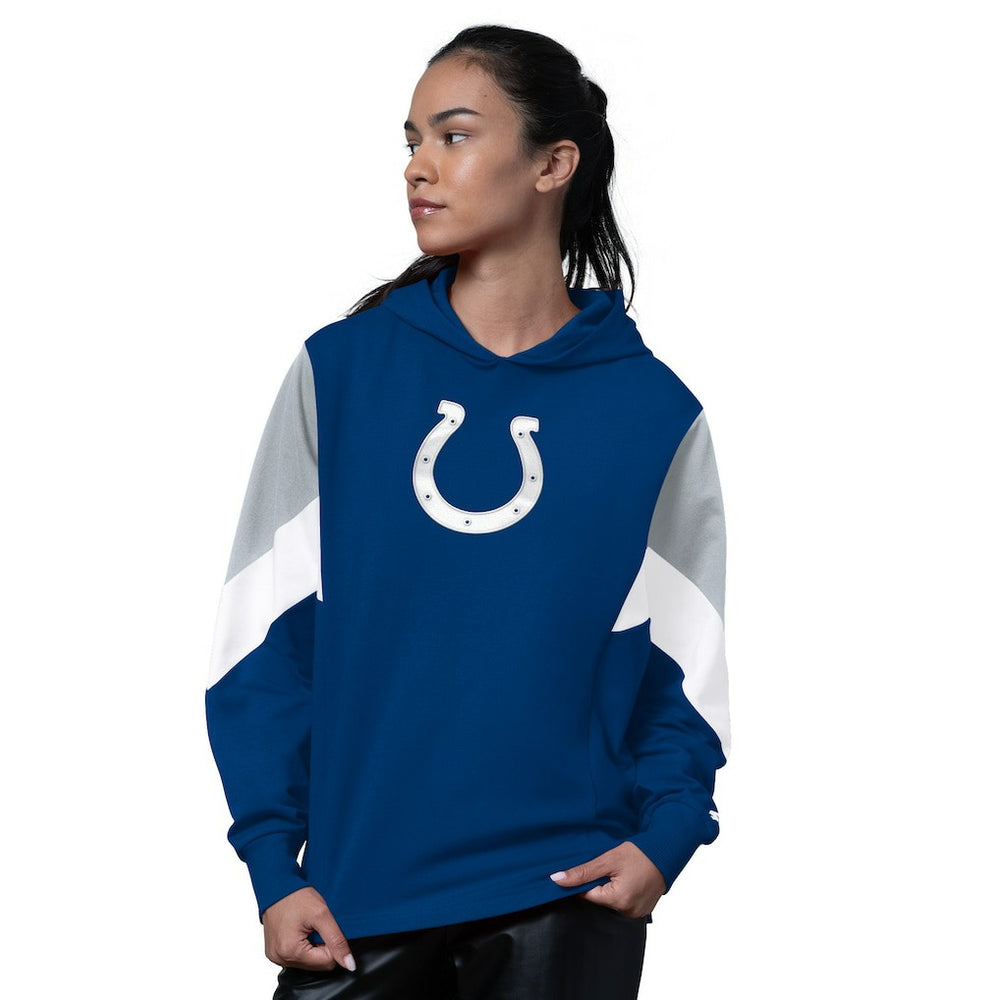 Indianapolis Colts Starter Women's Scrimmage Hoodie - Royal outlet
