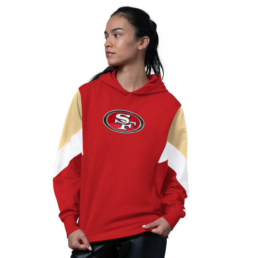 San Francisco 49ers Starter Women's Scrimmage Hoodie - Scarlet outlet