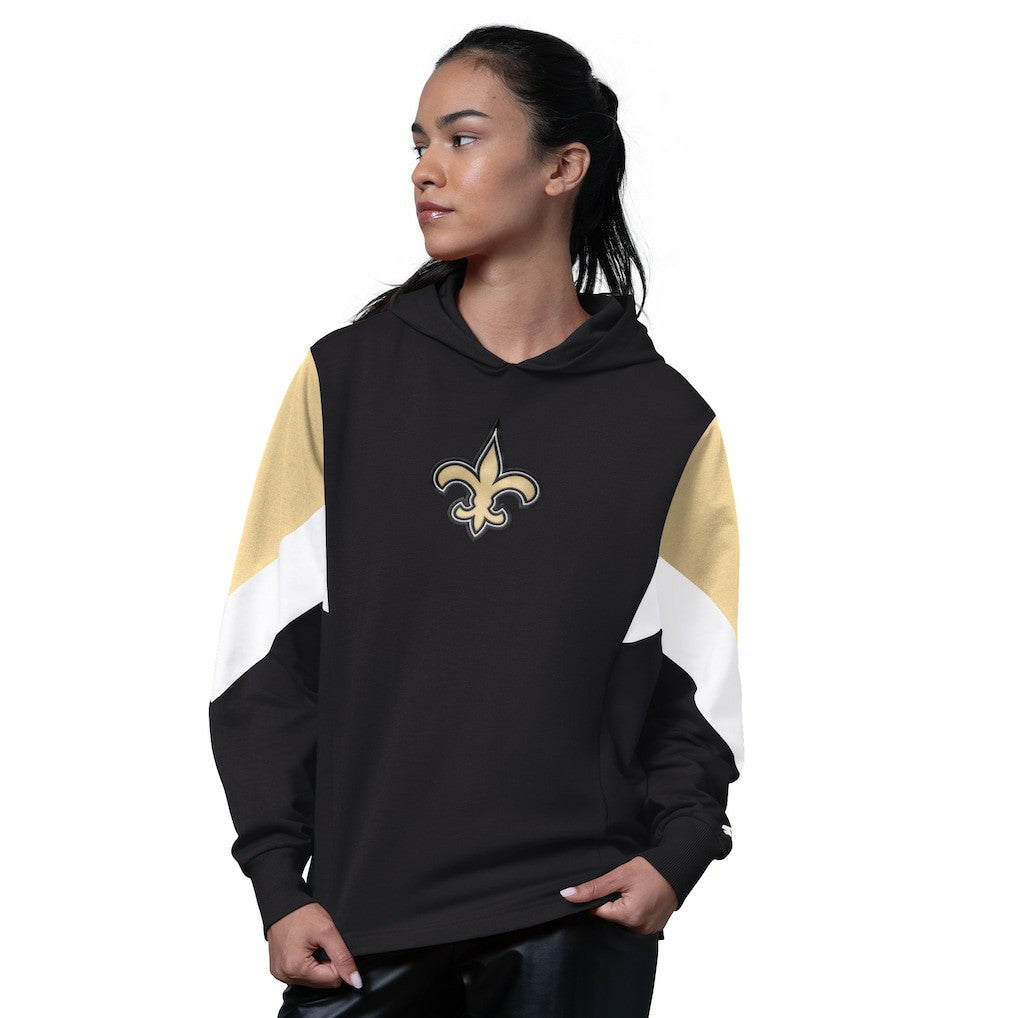 New Orleans Saints Starter Women's Scrimmage Hoodie - Black outlet