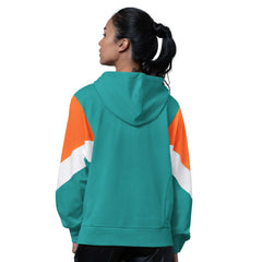 Miami Dolphins Starter Women's Scrimmage Hoodie - Aqua outlet
