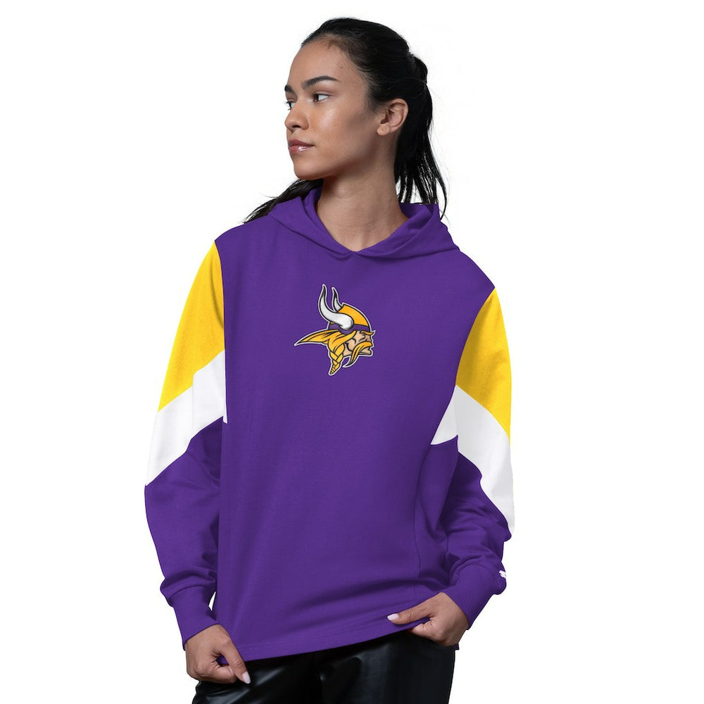 Minnesota Vikings Starter Women's Scrimmage Hoodie - Purple for sale