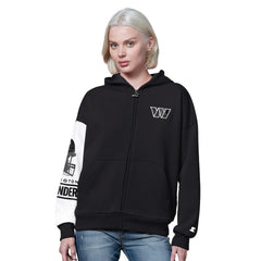 Washington Commanders Starter Women's 4th Down Full-Zip Hoodie - Black on sale
