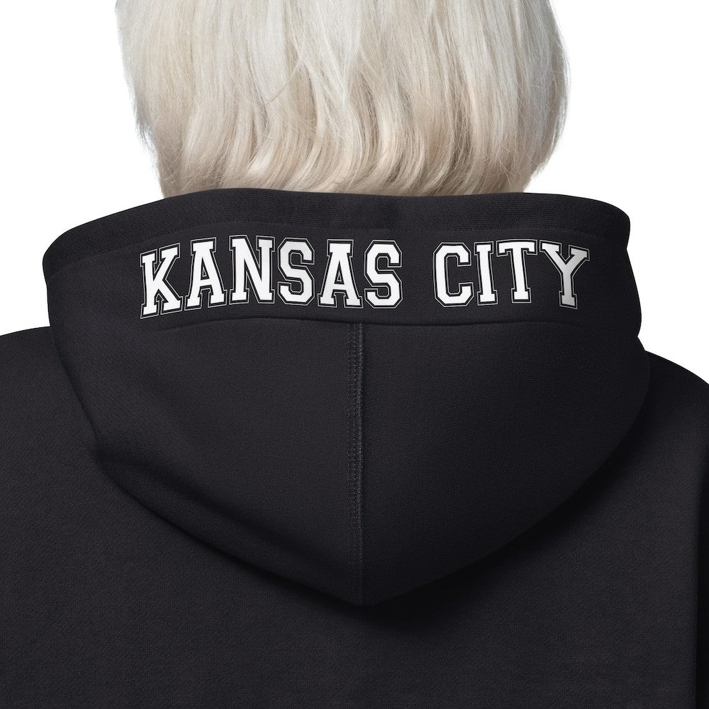 Kansas City Chiefs Starter Women's 4th Down Full-Zip Hoodie - Black for sale
