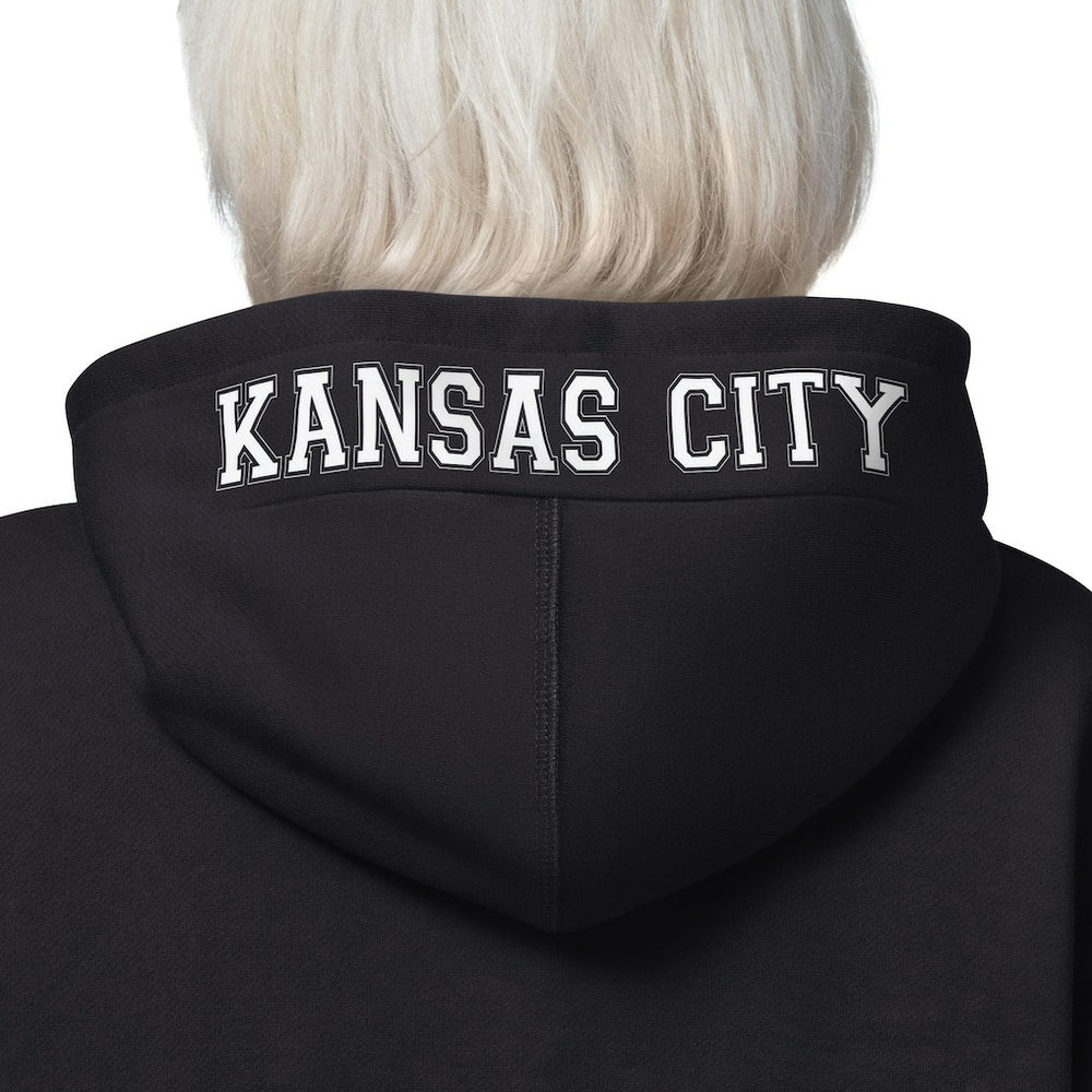 Kansas City Chiefs Starter Women's 4th Down Full-Zip Hoodie - Black for sale