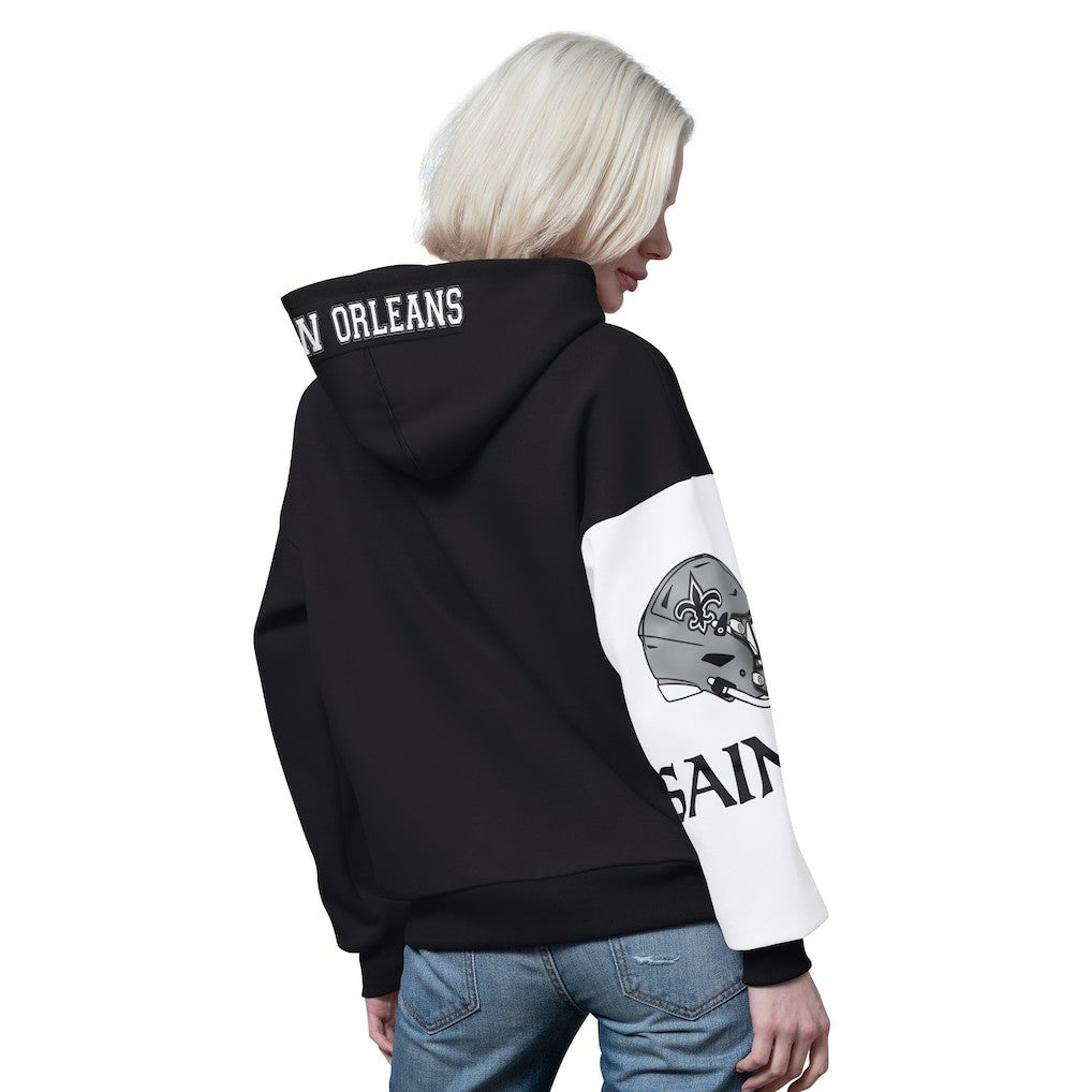 New Orleans Saints Starter Women's 4th Down Full-Zip Hoodie - Black online
