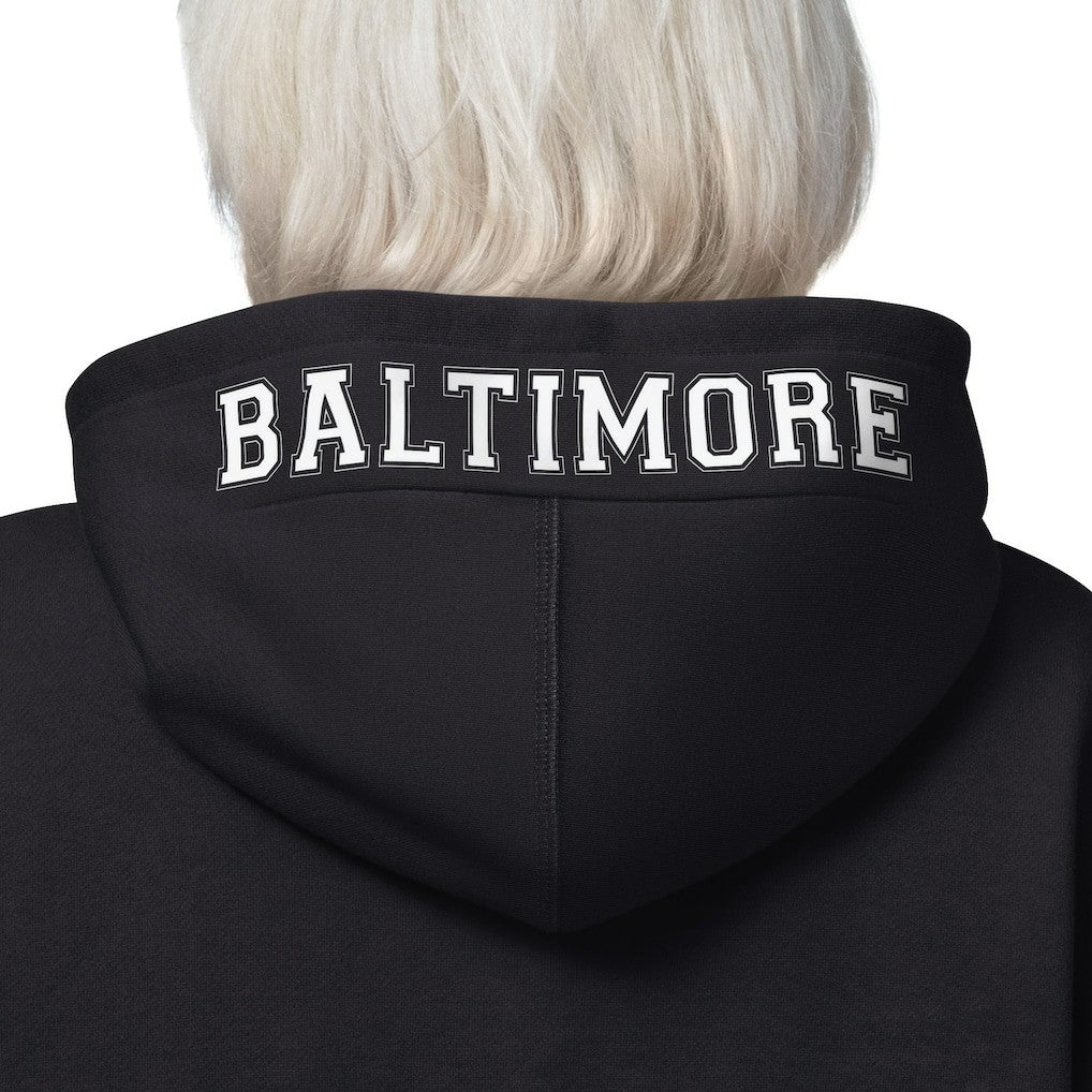 Baltimore Ravens Starter Women's 4th Down Full-Zip Hoodie - Black on sale