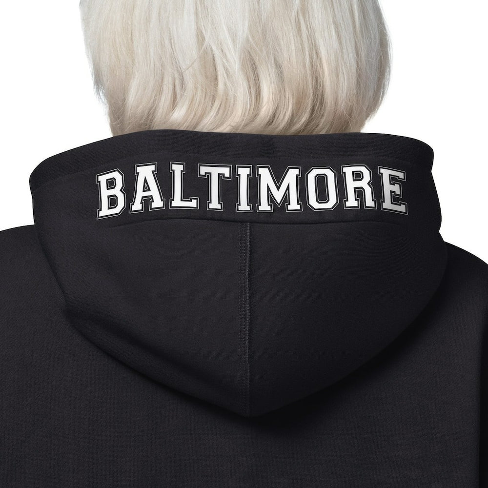 Baltimore Ravens Starter Women's 4th Down Full-Zip Hoodie - Black on sale