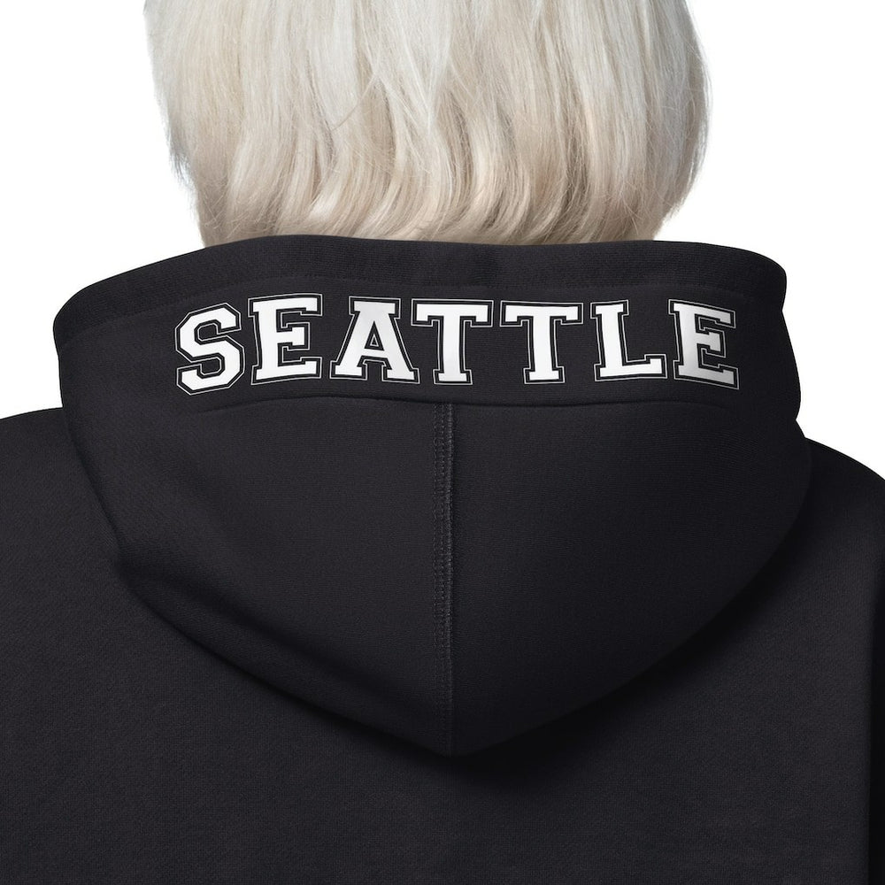 Seattle Seahawks Starter Women's 4th Down Full-Zip Hoodie - Black cheap