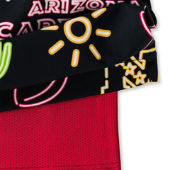 Arizona Cardinals Chubbies The Neon 5.5" Classic Lined Swim Trunks - Black on sale