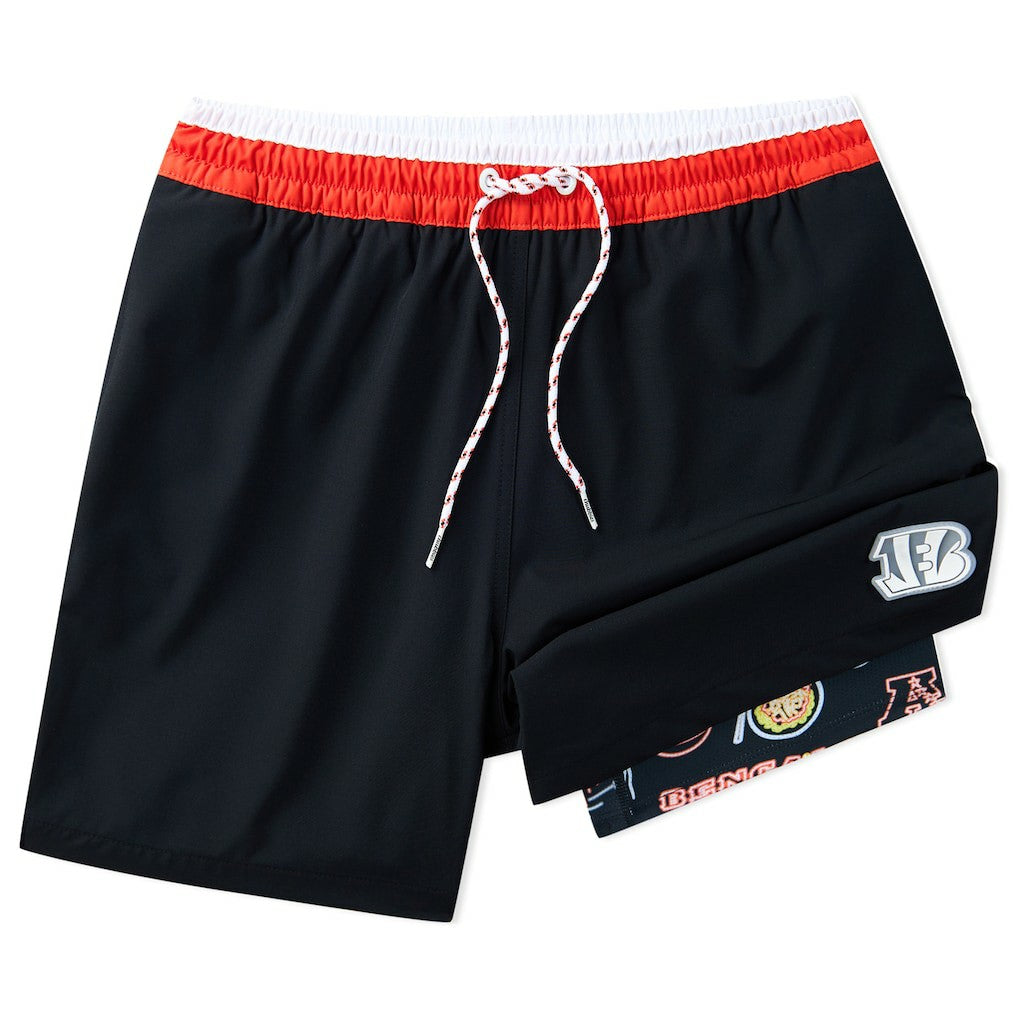 Cincinnati Bengals Chubbies 5.5" Classic Lined Swim Trunks - Black online