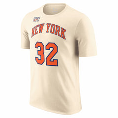Karl-Anthony Towns New York Knicks Unisex 2025/26 City Edition Name & Number T-Shirt - Cream discount