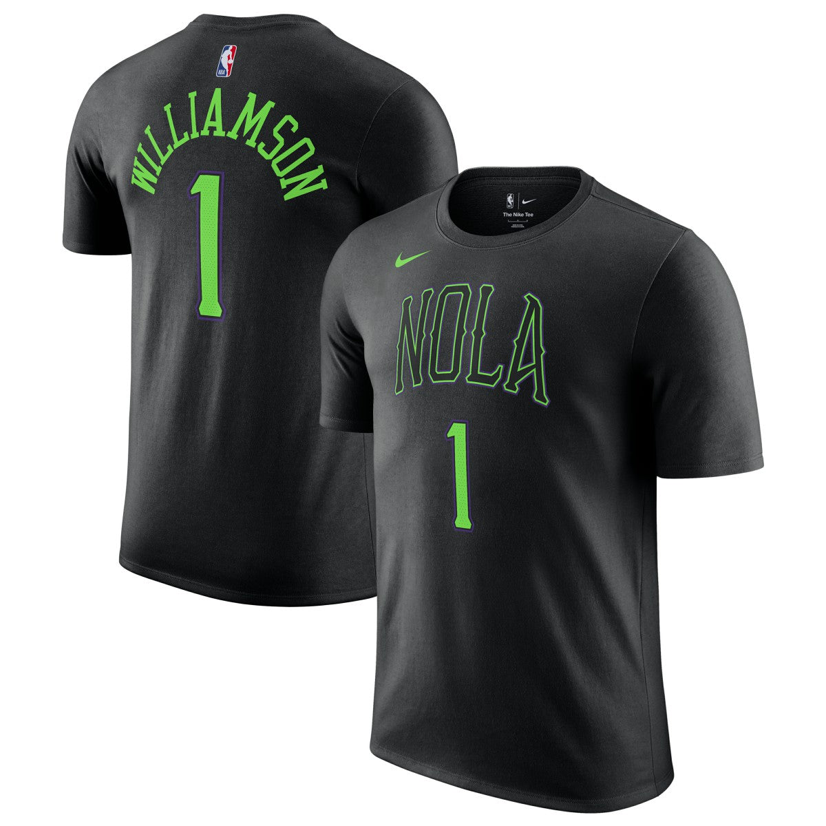 Zion Williamson New Orleans Pelicans Unisex 2025/26 City Edition Name & Number T-Shirt - Black discount