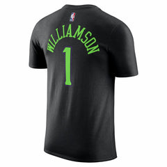 Zion Williamson New Orleans Pelicans Unisex 2025/26 City Edition Name & Number T-Shirt - Black discount