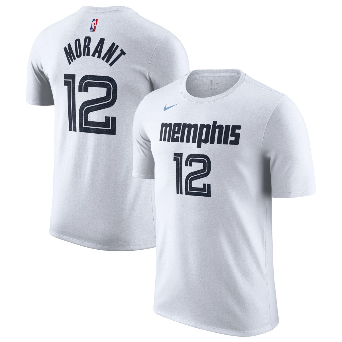 Ja Morant Memphis Grizzlies Unisex 2025/26 City Edition Name & Number T-Shirt - White for sale