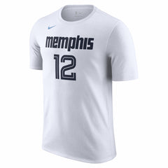Ja Morant Memphis Grizzlies Unisex 2025/26 City Edition Name & Number T-Shirt - White for sale