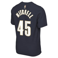 Donovan Mitchell Cleveland Cavaliers Unisex Name & Number T-Shirt sale - Classic Editi- Navy for sale