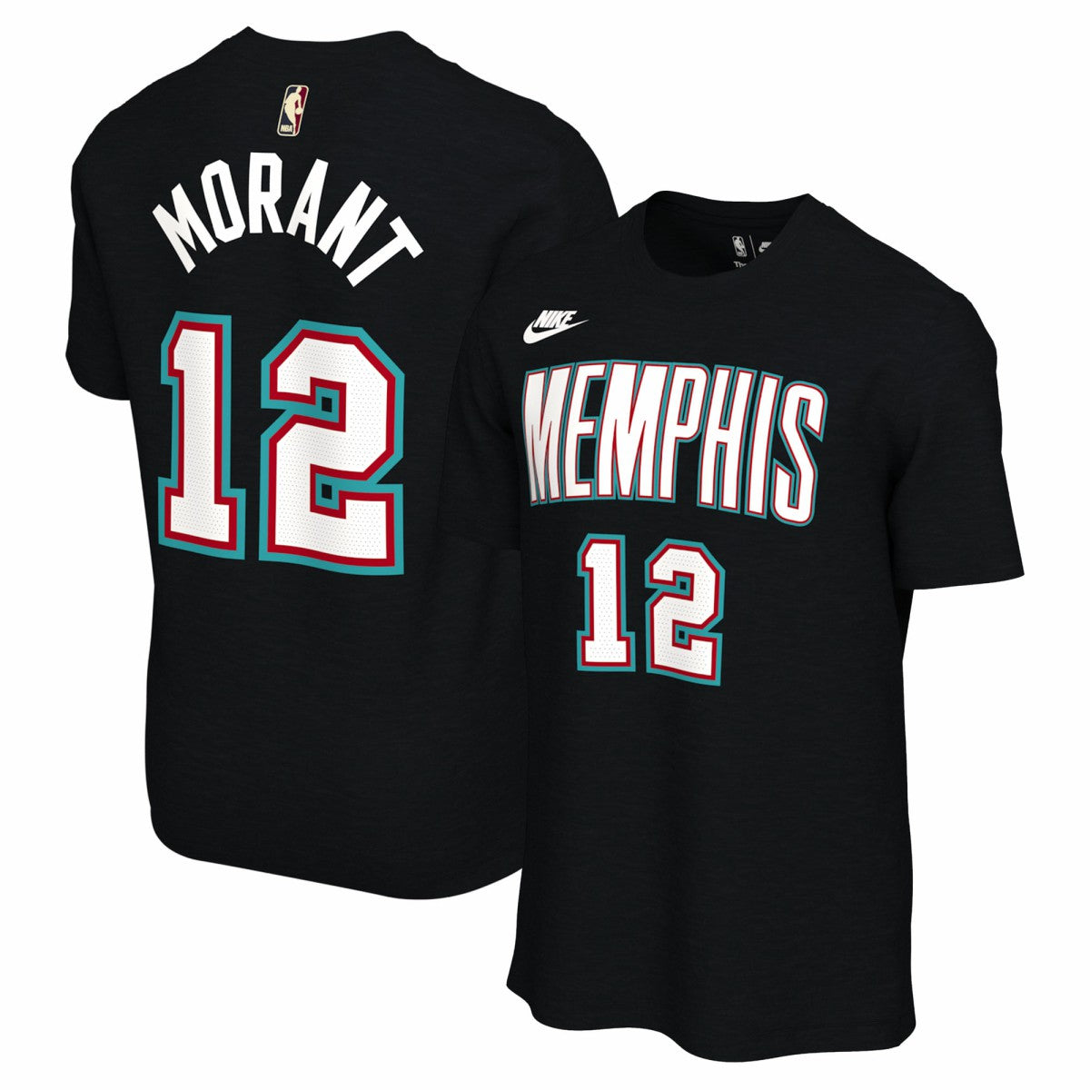 Ja Morant Memphis Grizzlies Unisex Name & Number T-Shirt - Classic Edition - Black shop