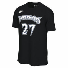 Rudy Gobert Minnesota Timberwolves Unisex Name & Number T-Shirt - Classic Edition - Black for sale