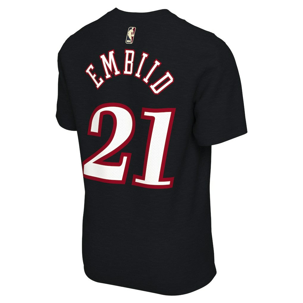 Joel Embiid Philadelphia 76ers Unisex Name & Number T-Shirt - Classic Edition - Black shop