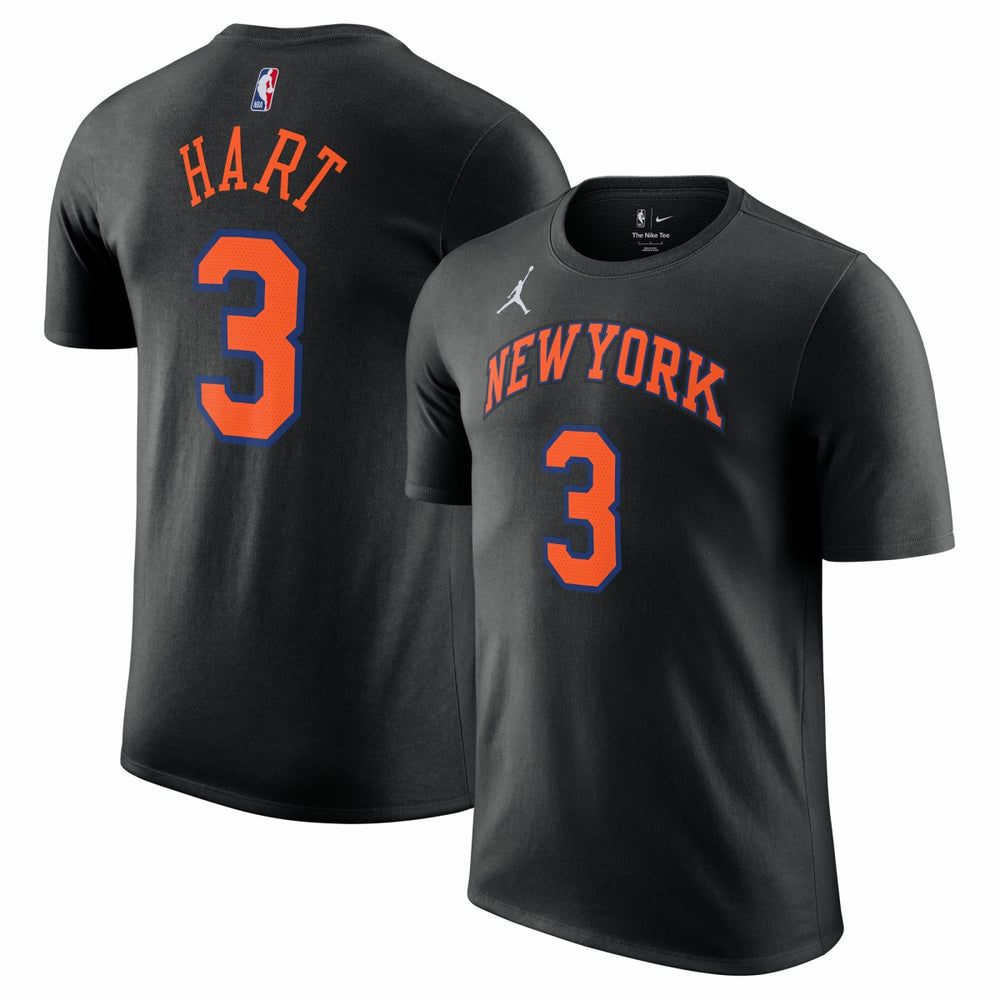 Josh Hart New York Knicks Jordan Brand Unisex Name & Number T-Shirt - Statement Edition - Black shop