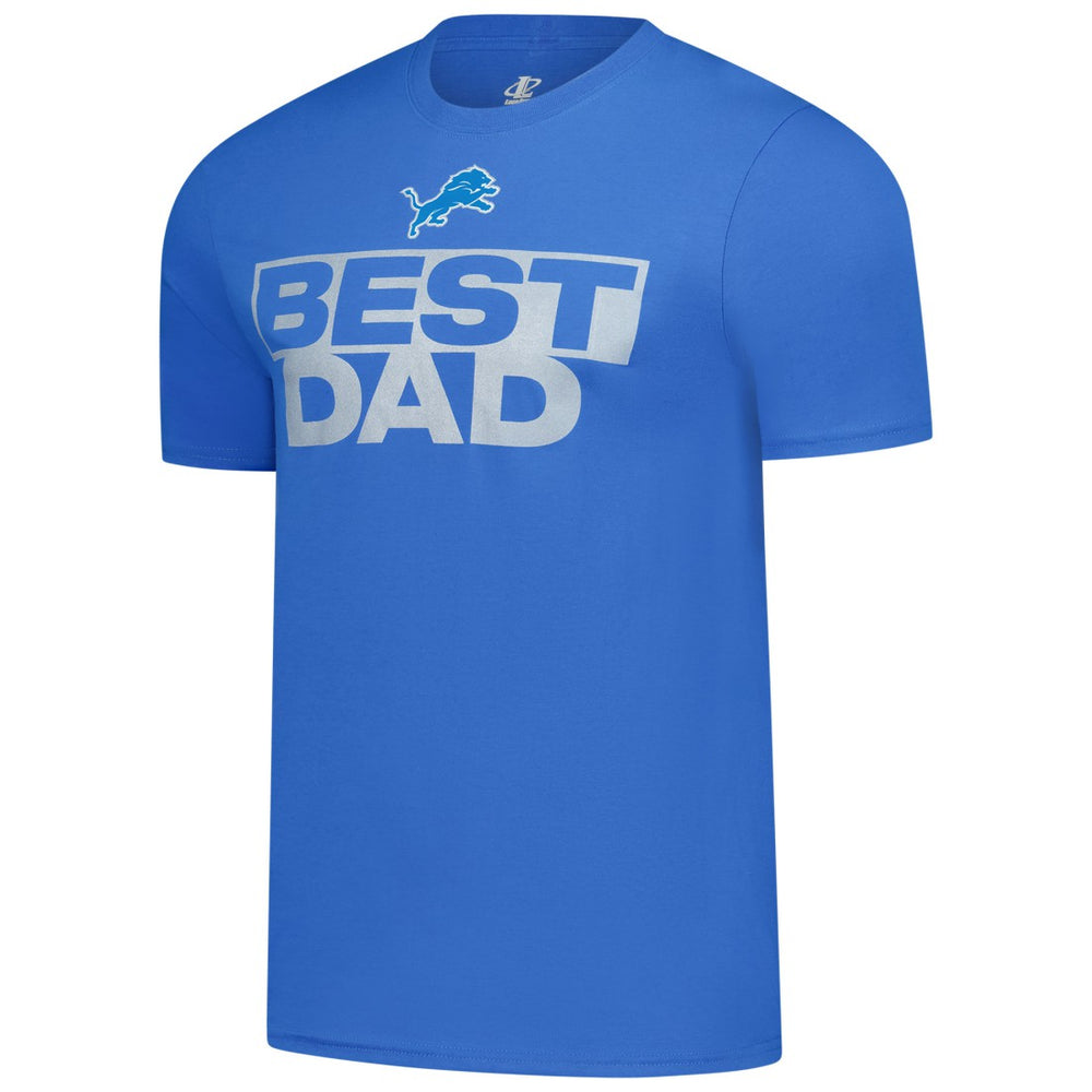 Detroit Lions Best Dad Father's Day T-Shirt - Blue outlet