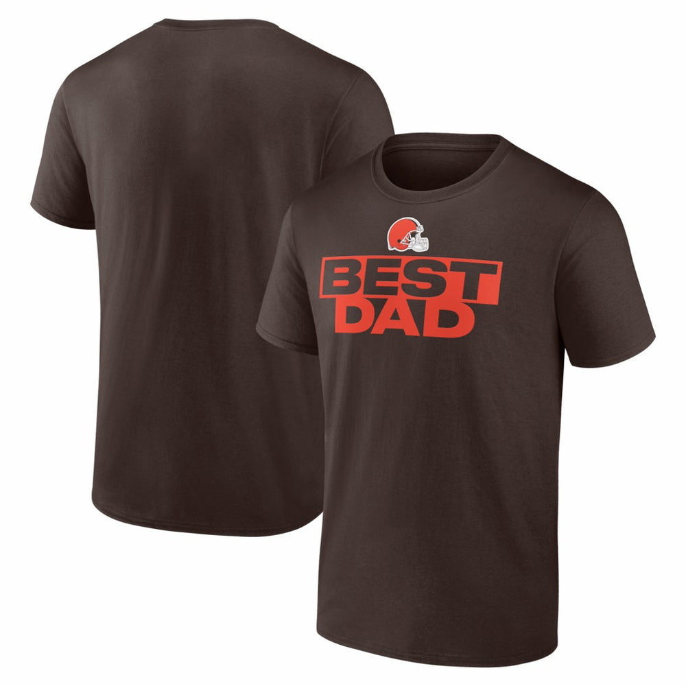 Cleveland Browns Best Dad Father's Day T-Shirt - Brown online
