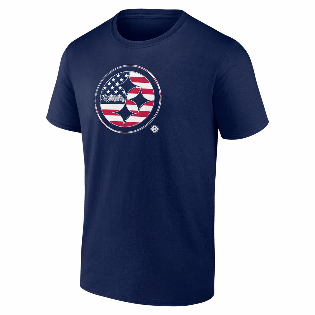 Pittsburgh Steelers Americana T-Shirt - Navy for sale