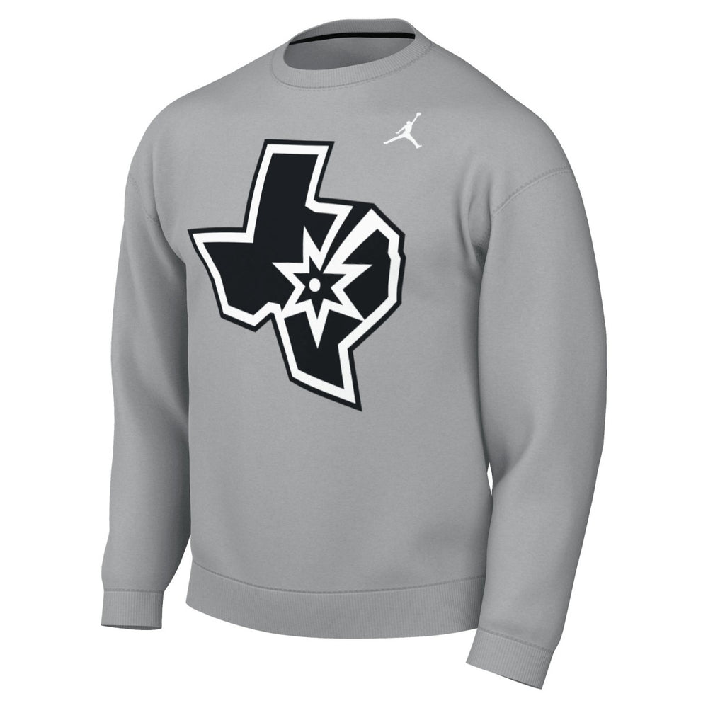 San Antonio Spurs Jordan Brand Statement Edition Sweatshirt - Silver cheap