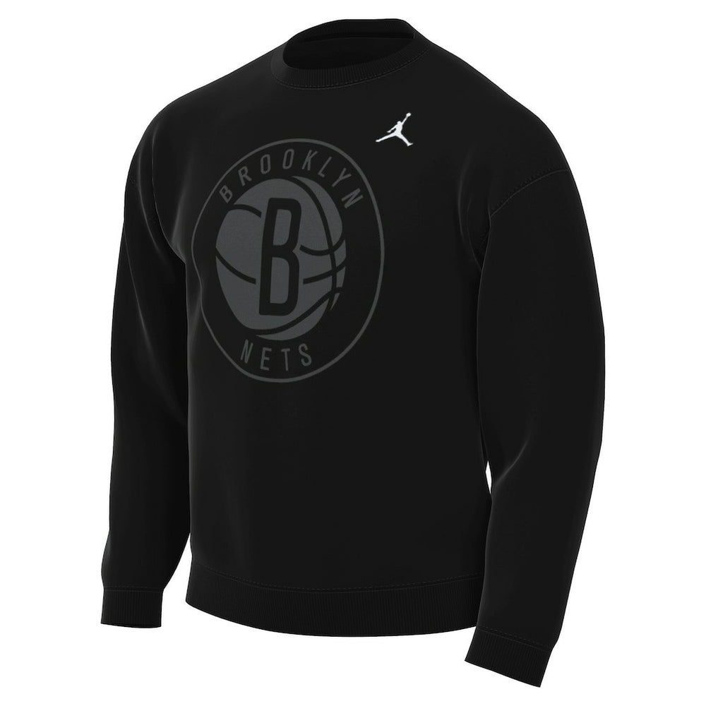 Brooklyn Nets Jordan Brand Statement Edition Sweatshirt - Black shop