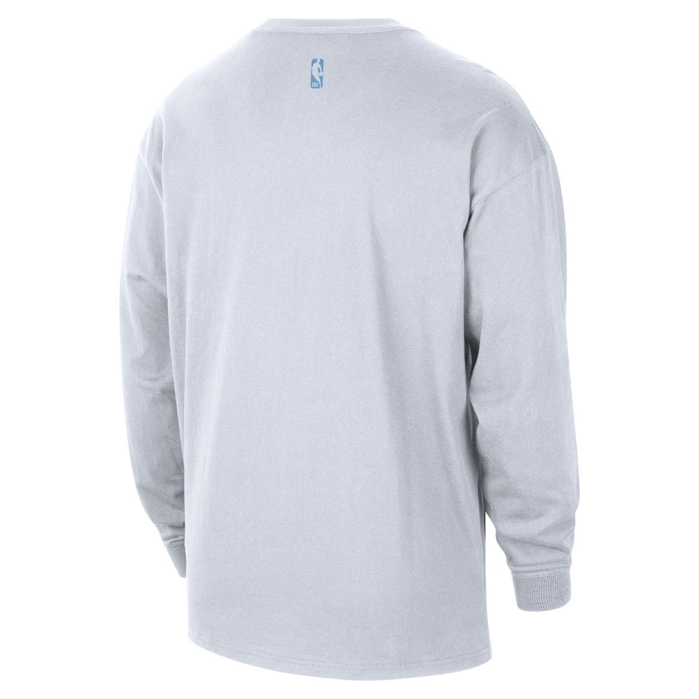 Memphis Grizzlies 2025/26 City Edition Remix Essential Logo Long Sleeve T-Shirt - White for sale