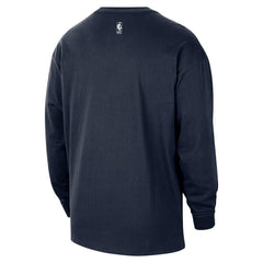 Oklahoma City Thunder 2025/26 City Edition Remix Essential Logo Long Sleeve T-Shirt - Navy for sale