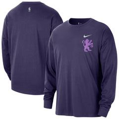 Sacramento Kings 2025/26 City Edition Remix Essential Logo Long Sleeve T-Shirt - Purple discount