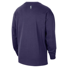 Sacramento Kings 2025/26 City Edition Remix Essential Logo Long Sleeve T-Shirt - Purple discount