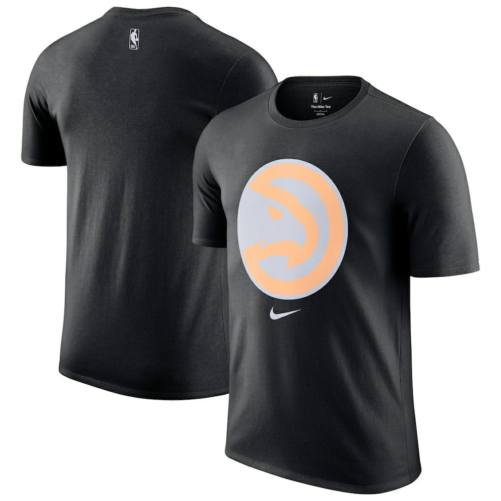 Atlanta Hawks 2025/26 City Edition Remix Essential Logo T-Shirt - Black sale