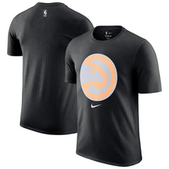 Atlanta Hawks 2025/26 City Edition Remix Essential Logo T-Shirt - Black sale