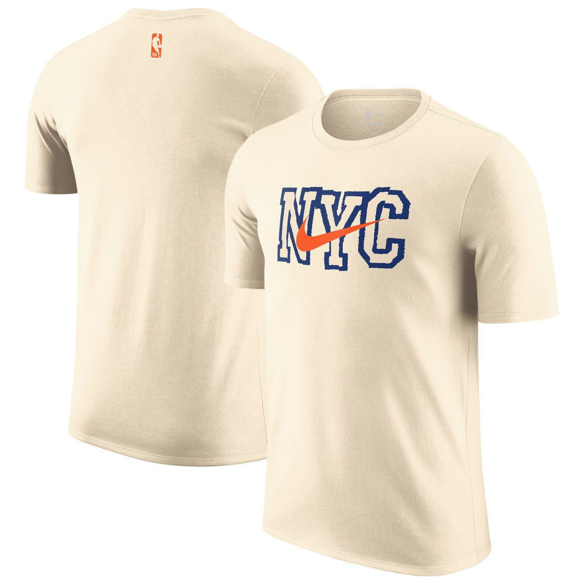 New York Knicks 2025/26 City Edition Remix Essential Logo T-Shirt - Natural outlet