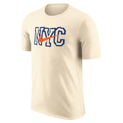 New York Knicks 2025/26 City Edition Remix Essential Logo T-Shirt - Natural outlet