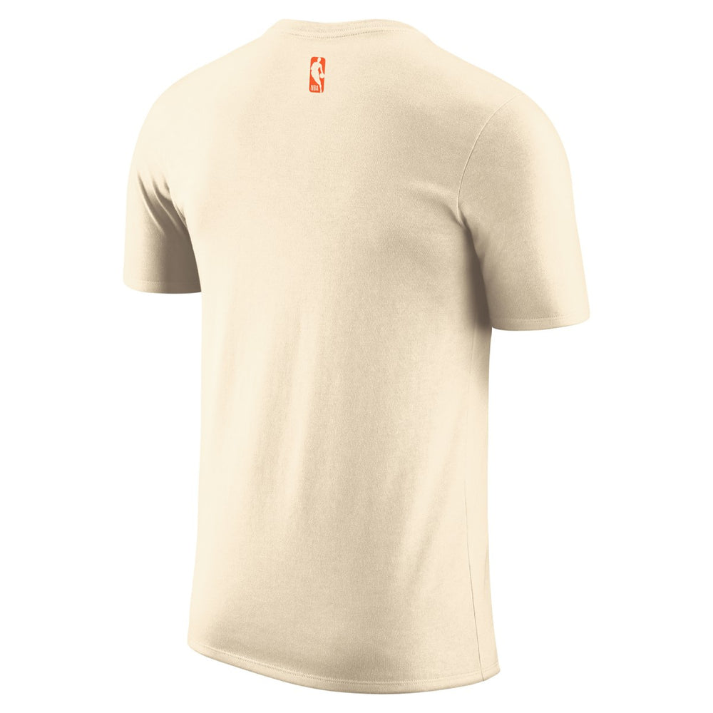 New York Knicks 2025/26 City Edition Remix Essential Logo T-Shirt - Natural outlet